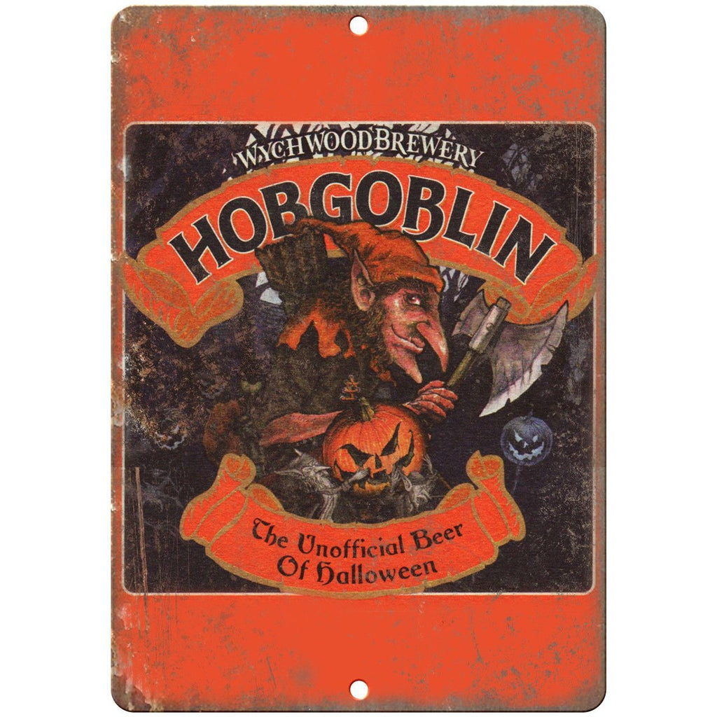 Hobgoblin Wychwood Brewery Beer Ad 10" X 7" Reproduction Metal Sign E202