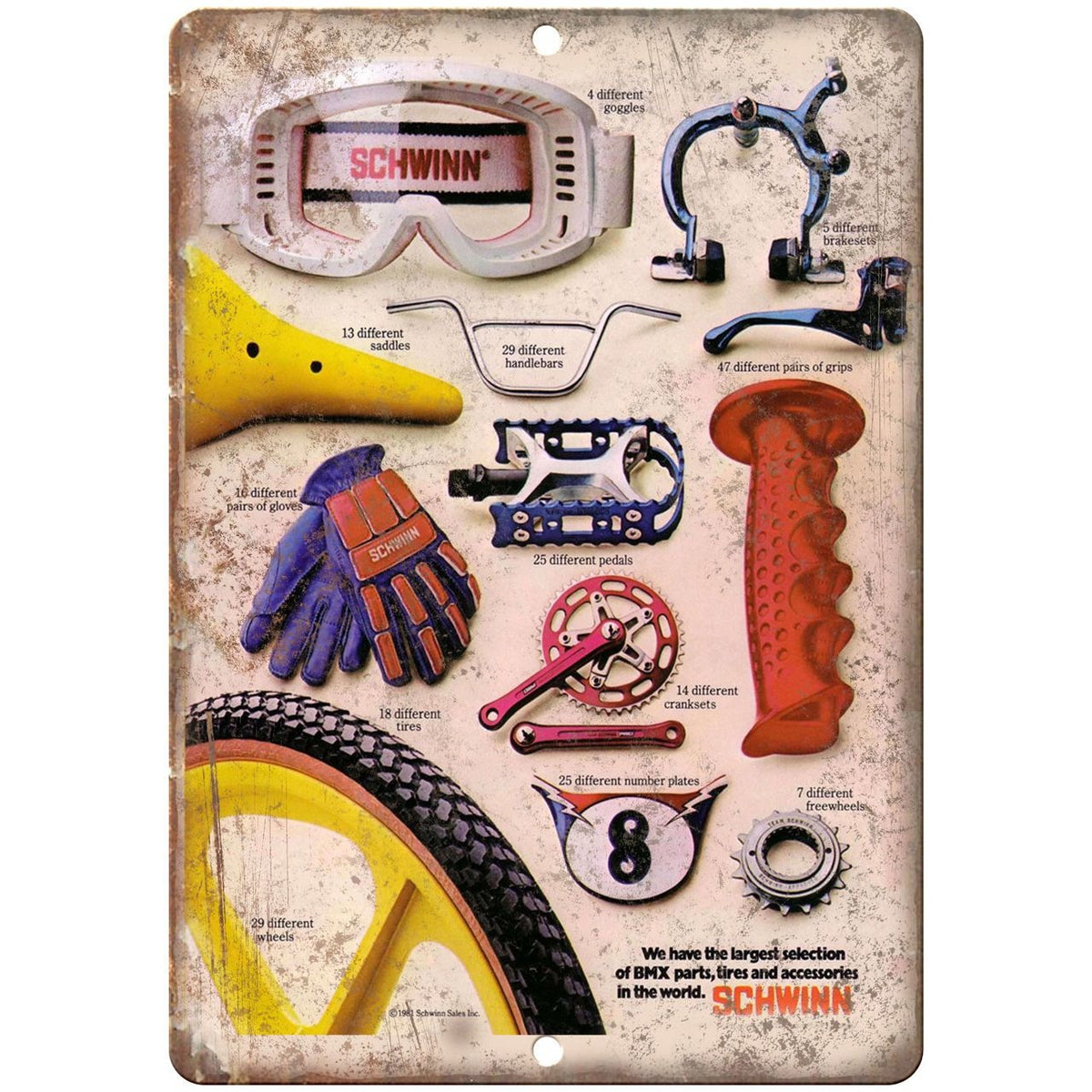 1981 Schwinn BMX Components Racing Freestyle 10