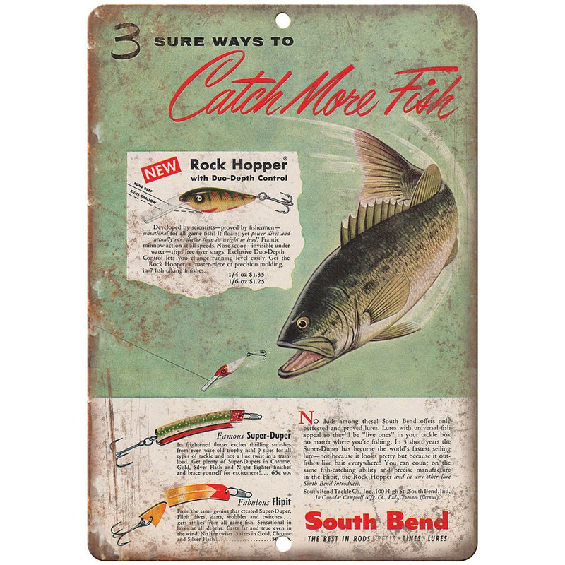 South Bend Fishing Lures Rock Hopper Ad
