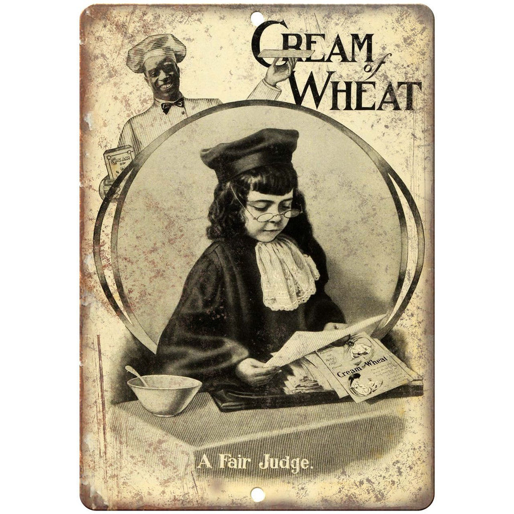 Cream of Wheat Vintage Ad 10" X 7" Reproduction Metal Sign N300
