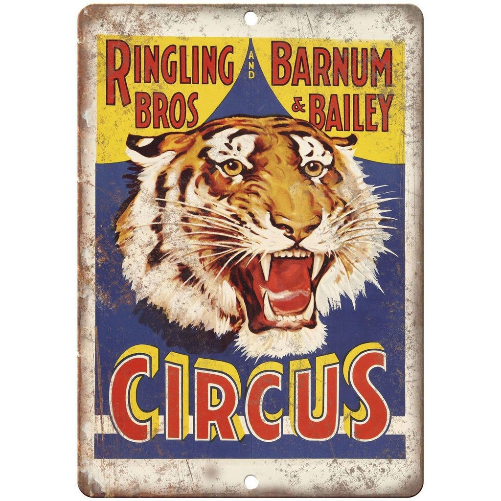 Ringling Bros & Barnum Bailey Circus Poster 10"X7" Reproduction Metal Sign ZH13