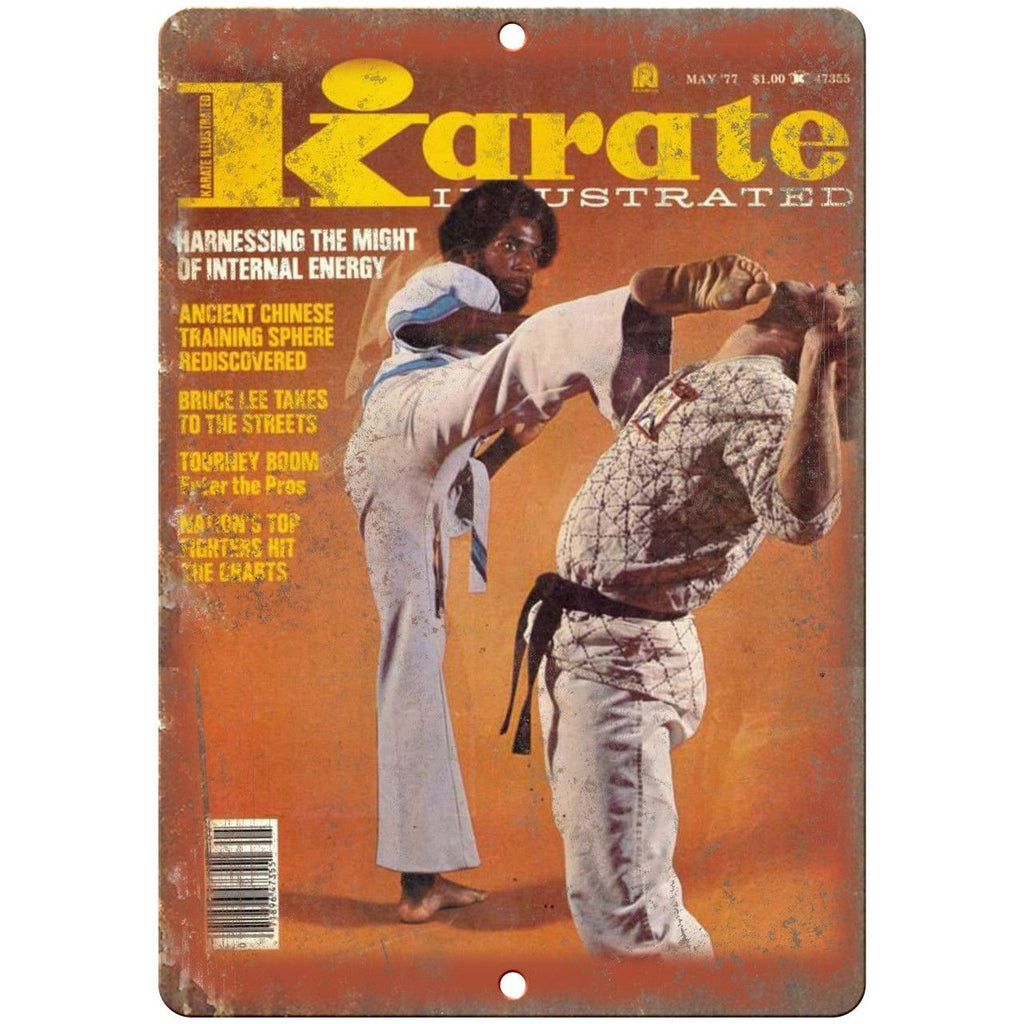 1977 Karate Illustrated Martial Arts Magazine 10"x7" Reproduction Metal Sign X69