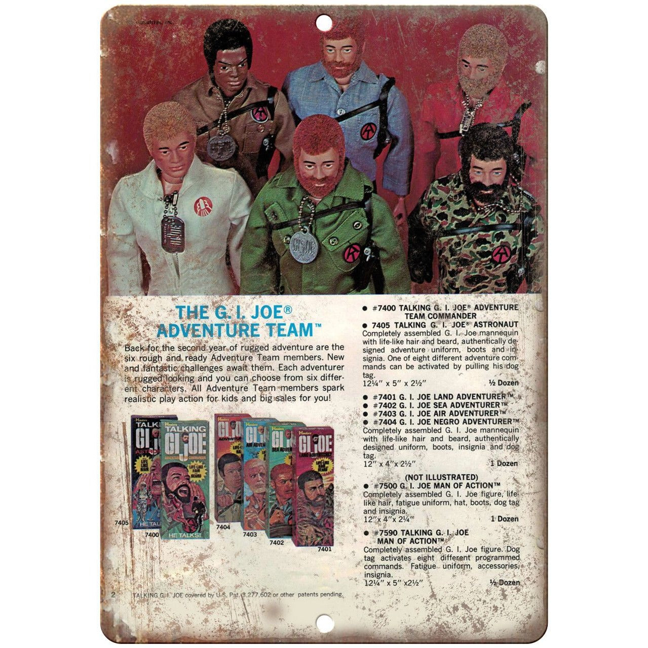 Gi joe sale adventure team reproductions