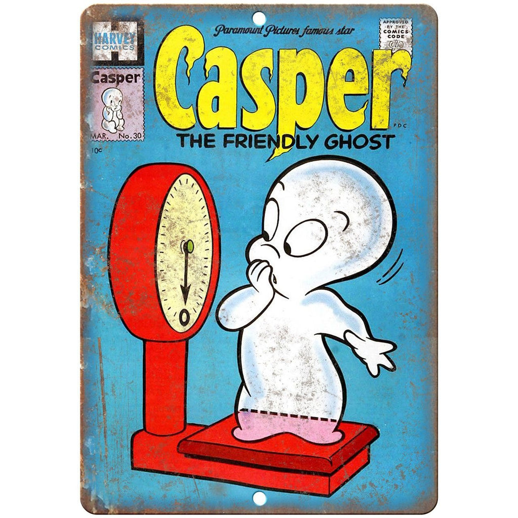 Casper The Ghost #30 Comic 10" X 7" Reproduction Metal Sign J201