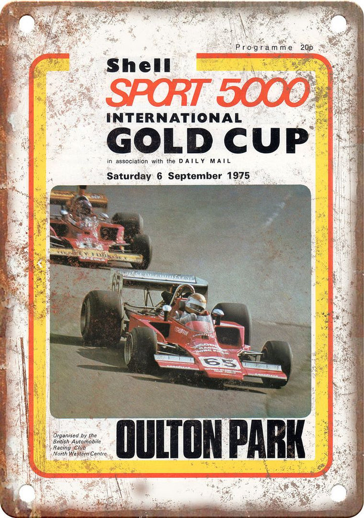 Shell Sport 5000 Oulton Park Racing Reproduction Metal Sign