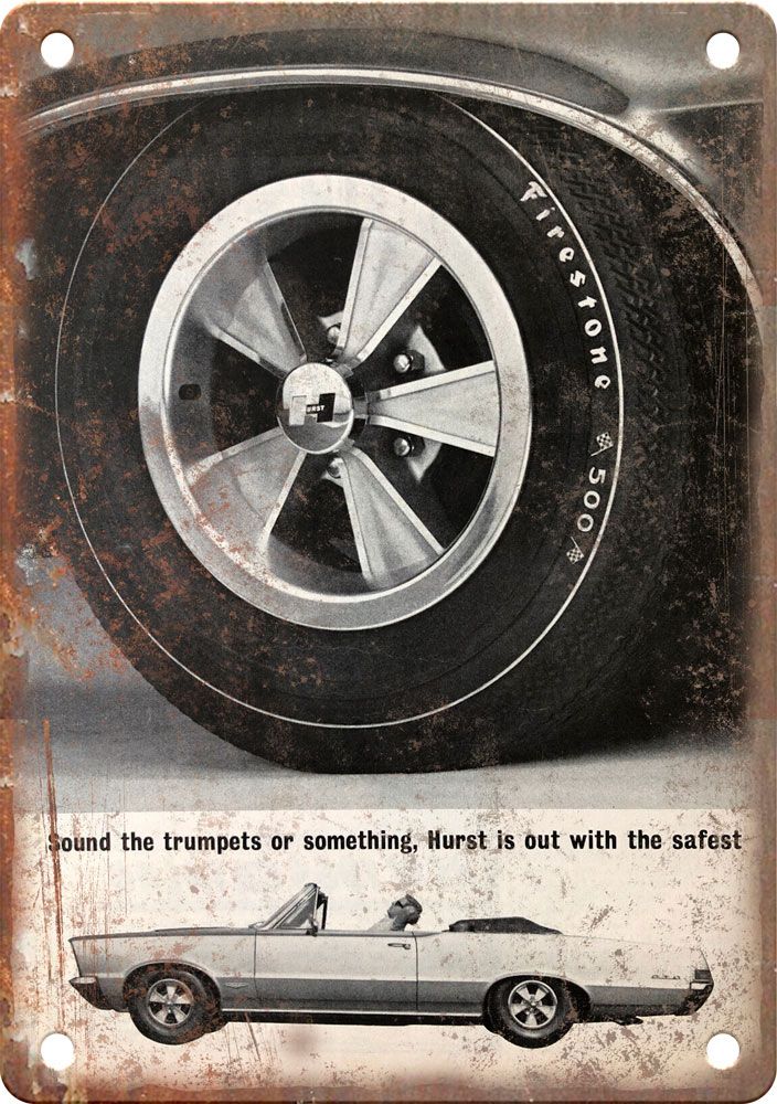 Pontiac Vintage Automobile Ad Reproduction Metal Sign