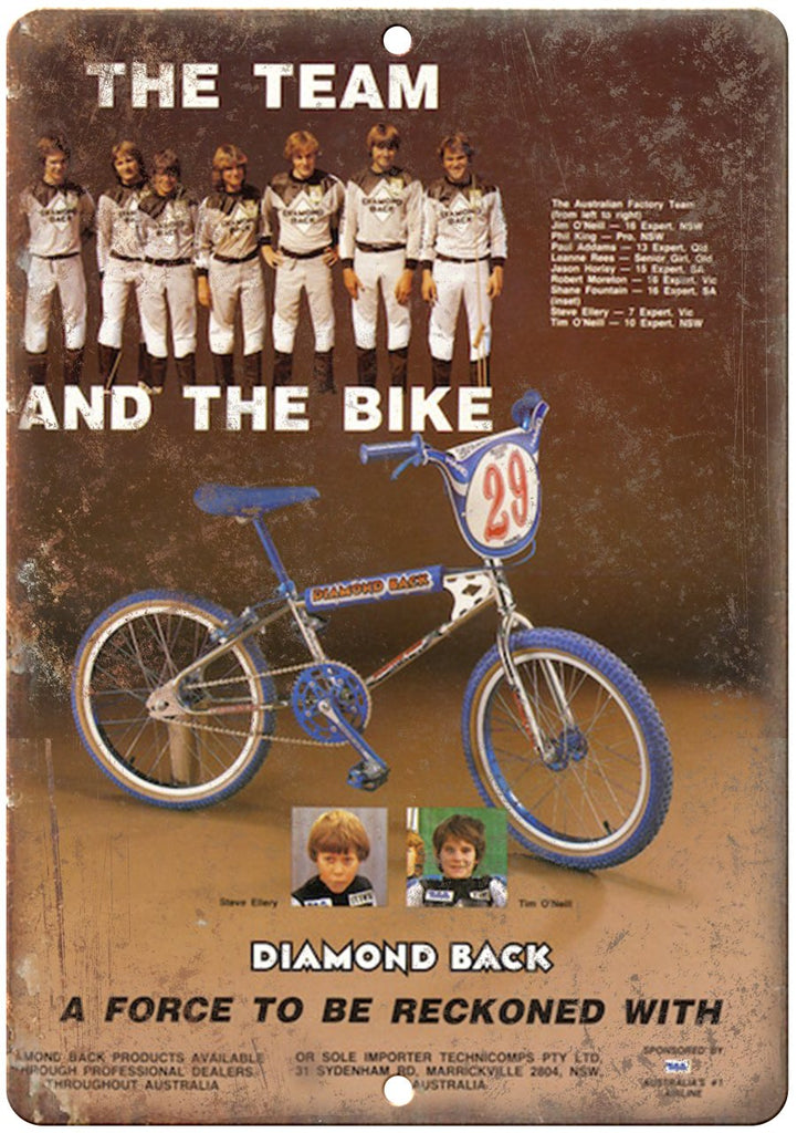 Diamond Back BMX A Force To Be Reckoned With Metal Sign