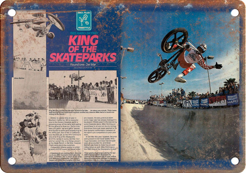 BMX Metal Signs – Rusty Walls Sign Shop