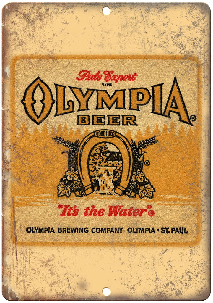 Olympia Beer St. Paul MN Metal Sign