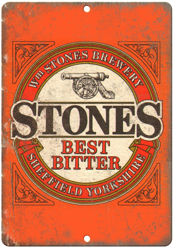 Stones Best Bitter Beer Brewery Metal Sign