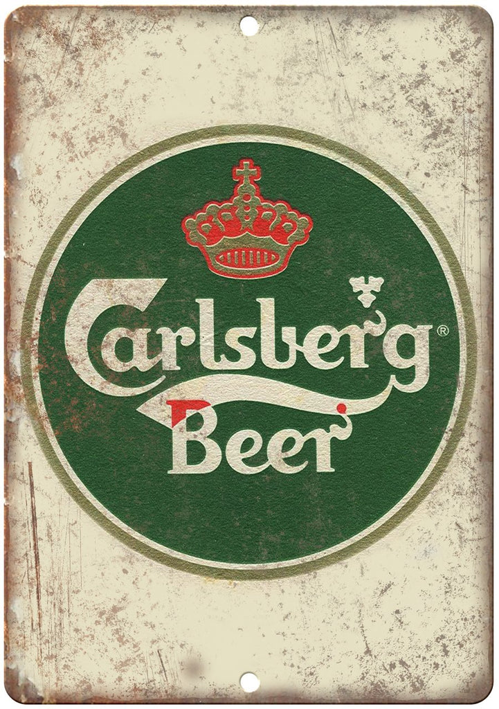 Carlsberg Beer Man Cave D‚àö¬©cor Metal Sign