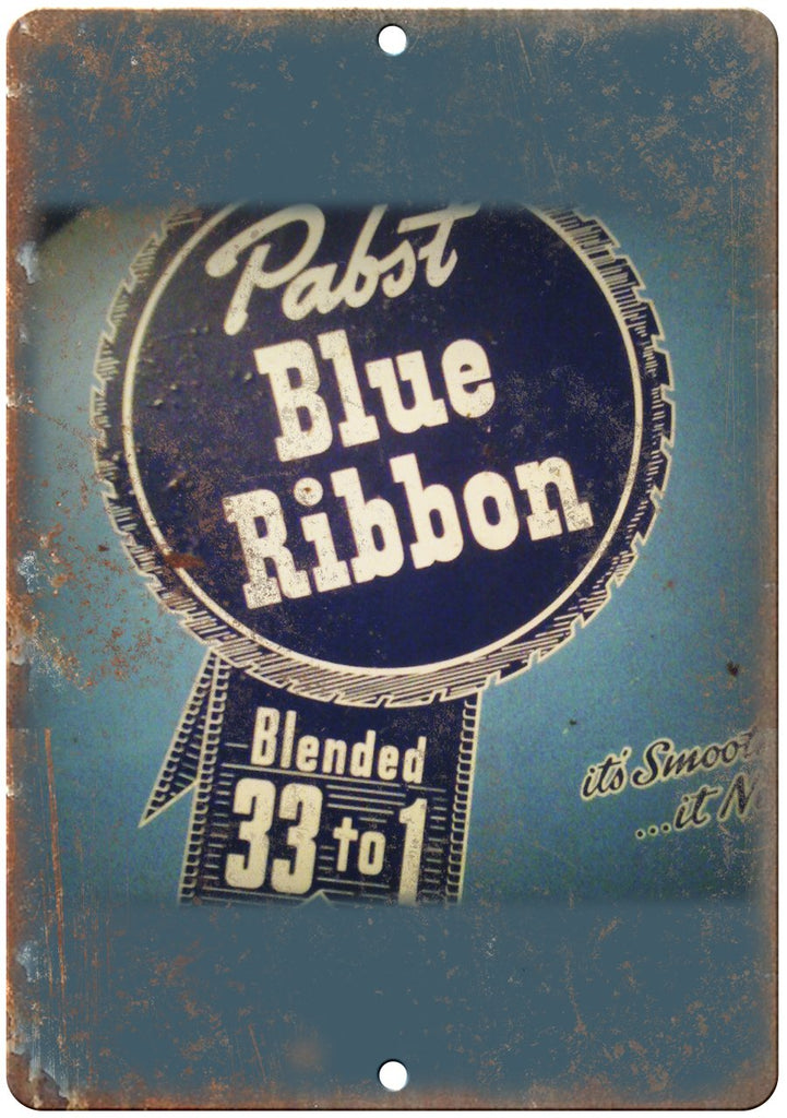 Pabst Blue Ribbon Metal Sign