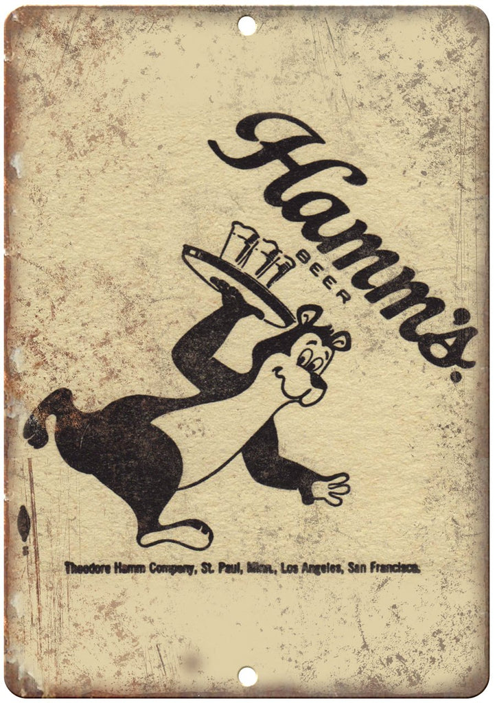 Hamm's Beer St. Paul MN Metal Sign