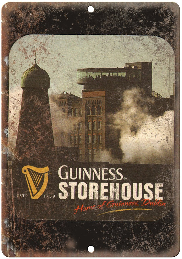 Guinness Dublin Vintage Beer AdMetal Sign