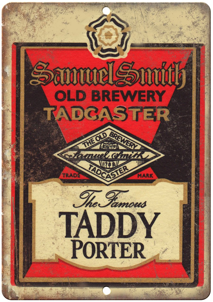 Samuel Smith Taddy Porter Metal Sign