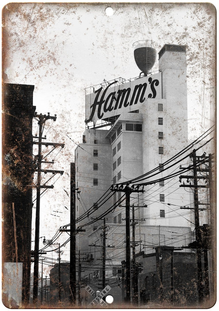 Hamm's Beer Vintage Brewery Metal Sign