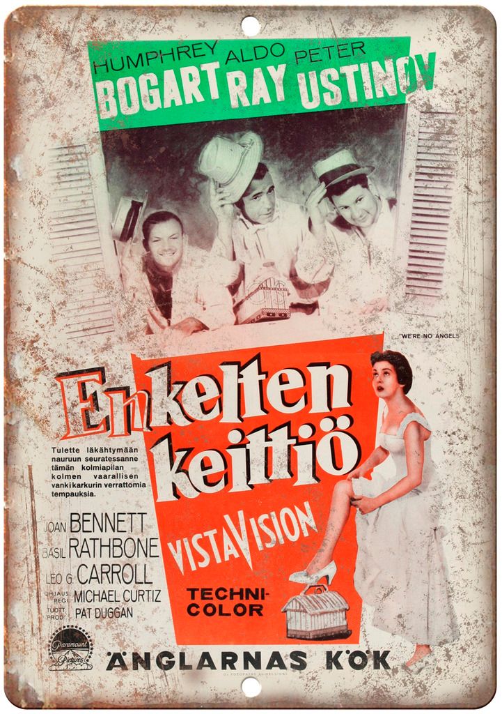 Enkelten Keittio Vistavision Movie Poster Metal Sign
