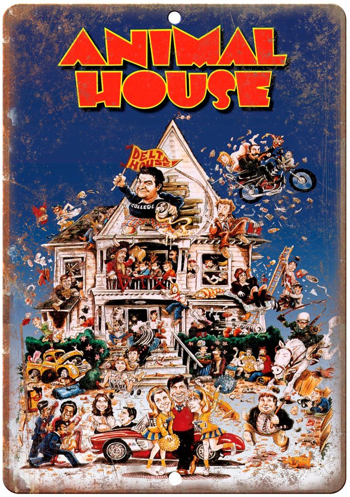 Animal House Vintage Movie Poster Ad Metal Sign