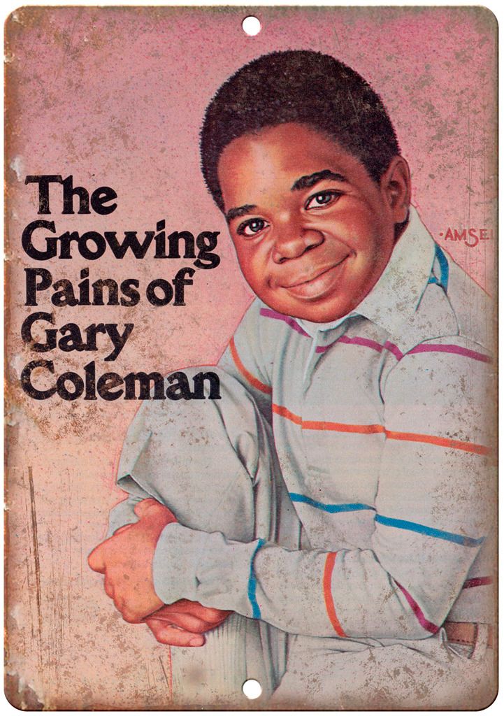 Diff'rent Strokes Gary Coleman Vintage Ad Metal Sign