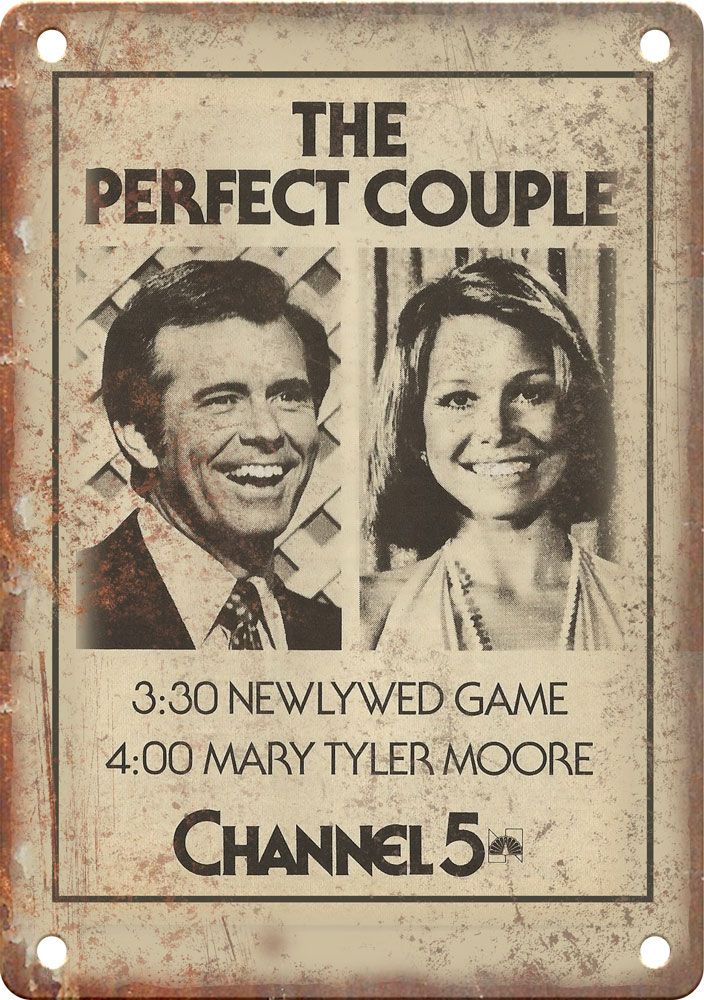 The Perfect Couple TV Show Ad Reproduction Metal Sign