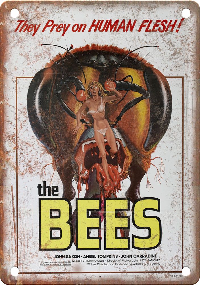 The Bees Vintage Movie Poster Metal Sign