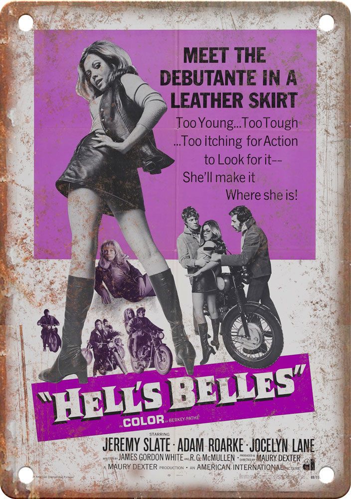Hell's Bells Movie Poster Reproduction Metal Sign
