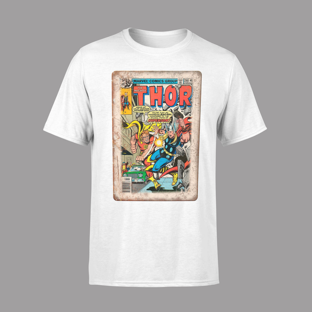 The Mighty Thor Vintage Comic Cover T-Shirt J06