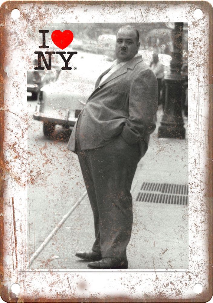 Metal Sign Photo of New York City Vintage Look Reproduction