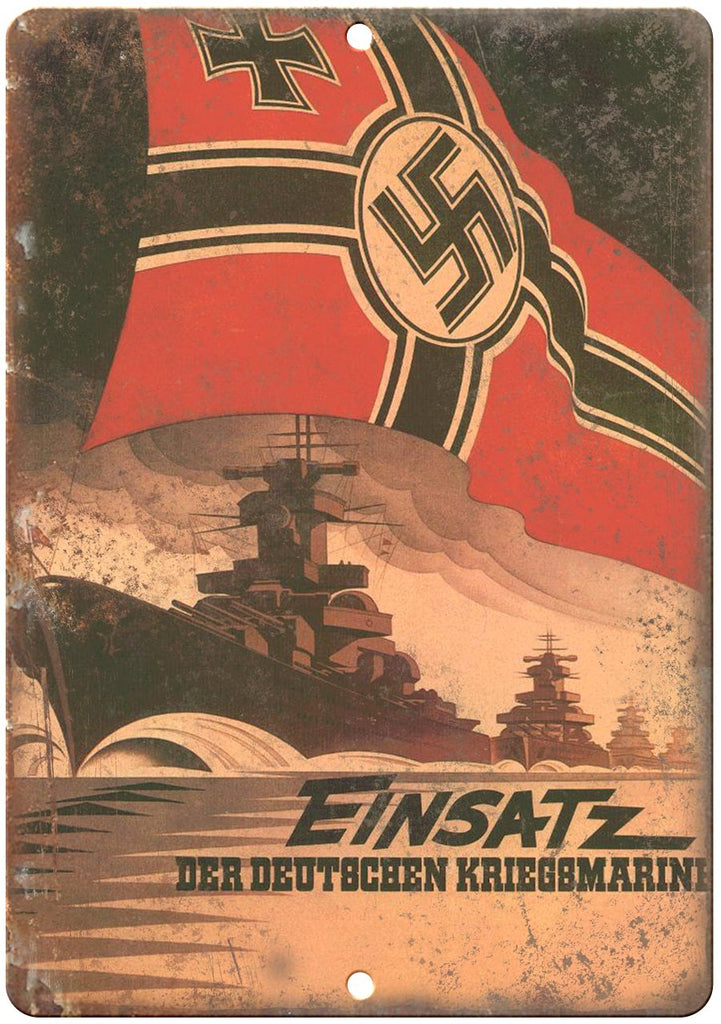 Einsatz Vintage Nazi Propaganda Poster Metal Sign