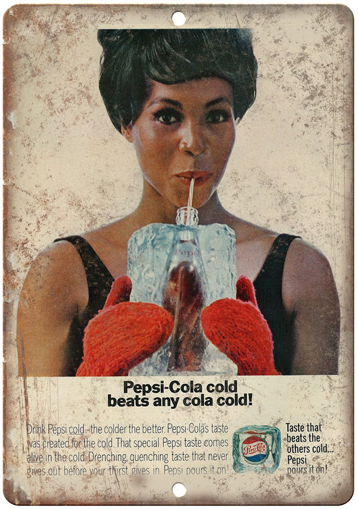 Pepsi Cola Soda Soft Drink Metal Sign