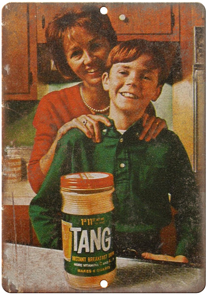 Tang Orange Instant Breakfast Drink Metal Sign
