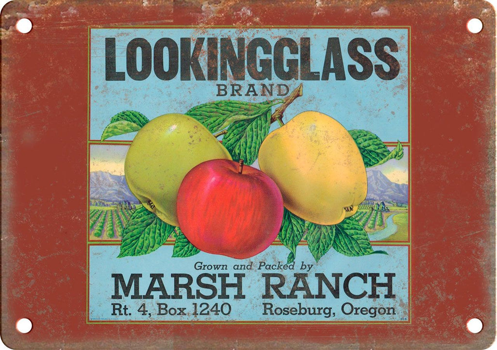 LookingGlass Brand Marsh Ranch Metal Sign