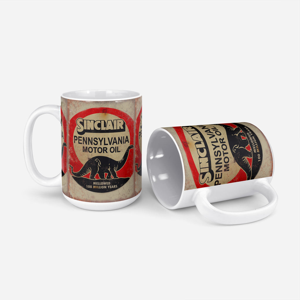 Sinclair Motor Oil Vintage Ad Coffee Mug