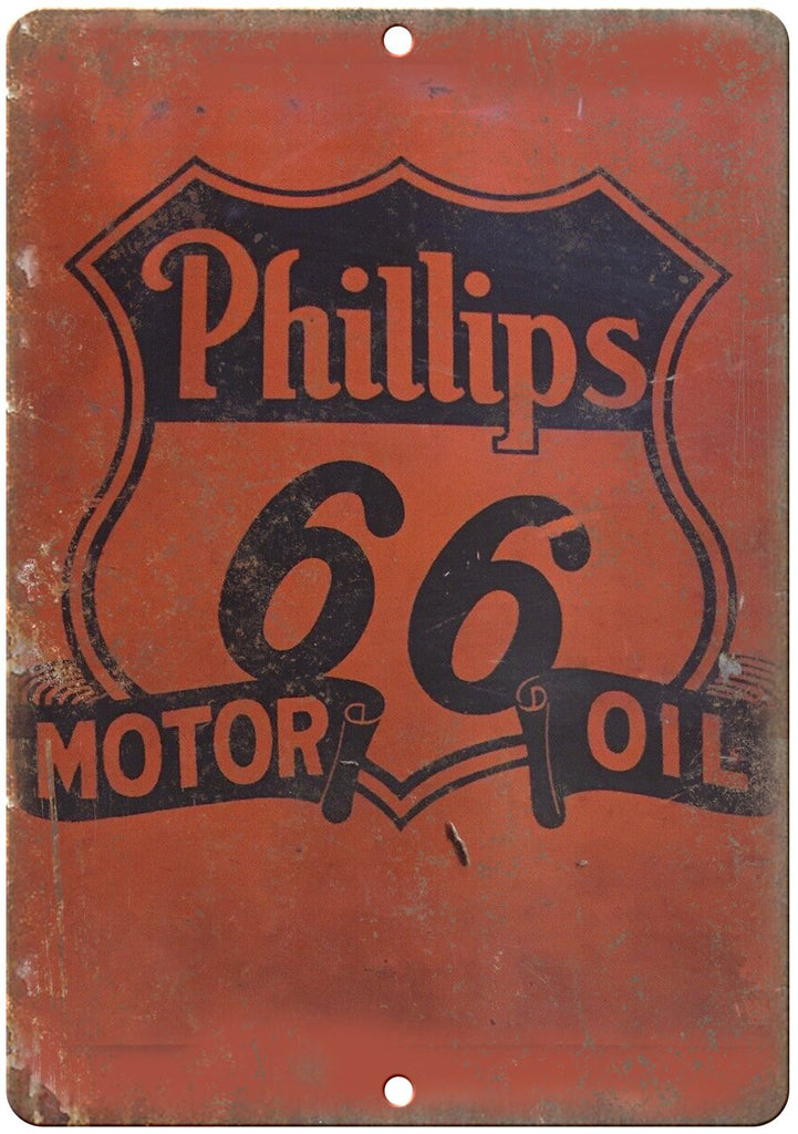 Phillips Motor Oil Metal Sign