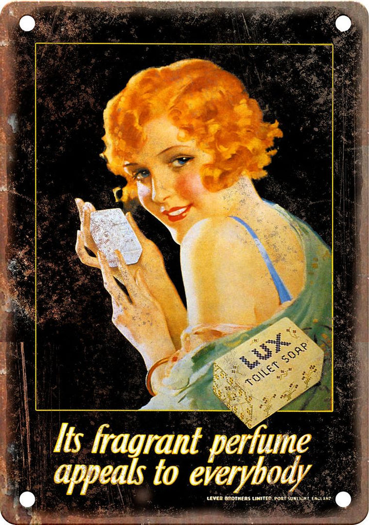 Lux Toilet Soap Vintage Ad Metal Sign