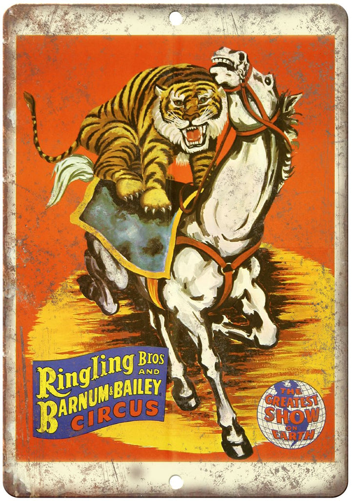 Ringling Bros & Barnum Bailey Circus Metal Sign