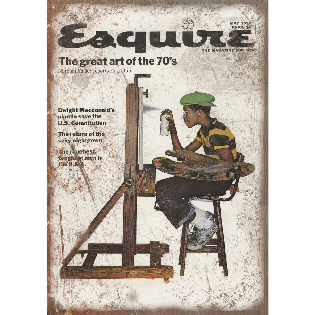 Esquire Norman Mailer Faith of Graffiti T-Shirt White