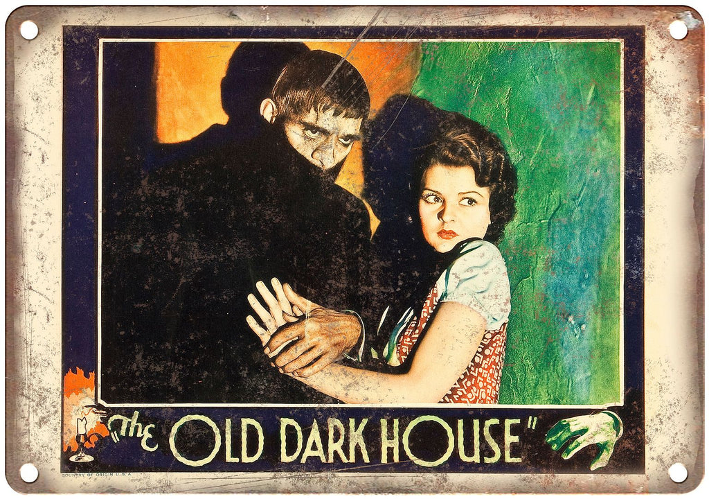 The Old Dark House Lobby Card Metal Sign